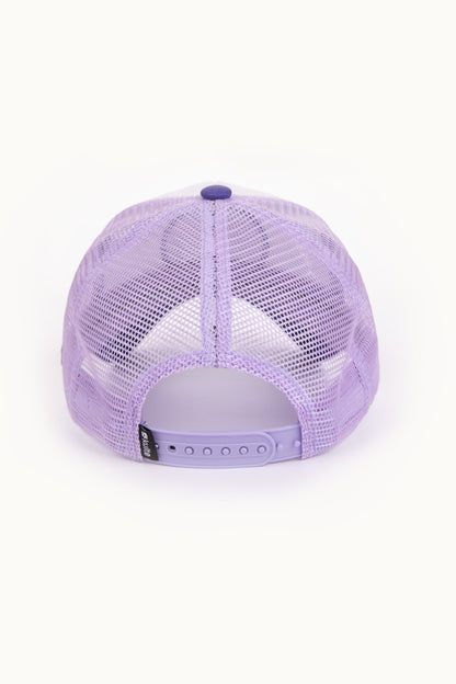 CASQUETTE MOTIF CALI LILAS