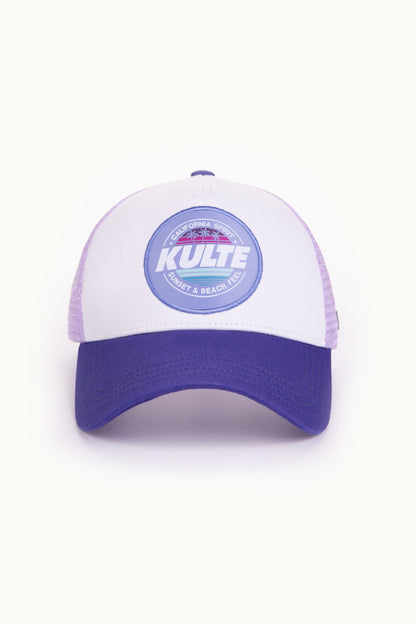 CASQUETTE MOTIF CALI LILAS