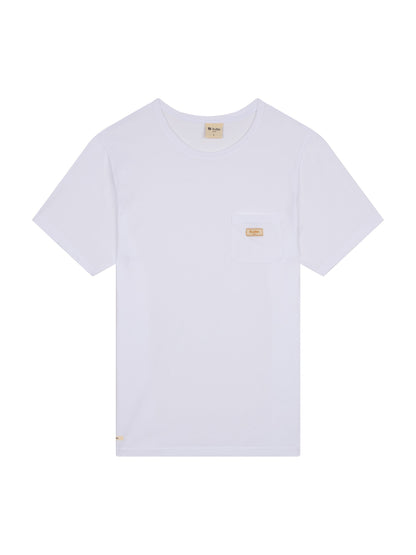 SMART POCKET WHITE T-SHIRT