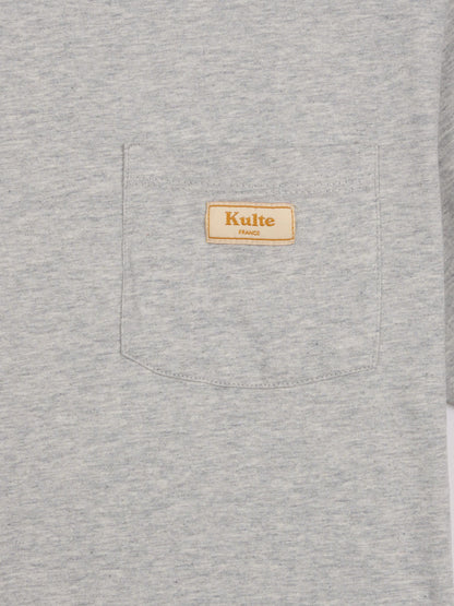 SMART POCKET T-SHIRT HEATHER GRAY