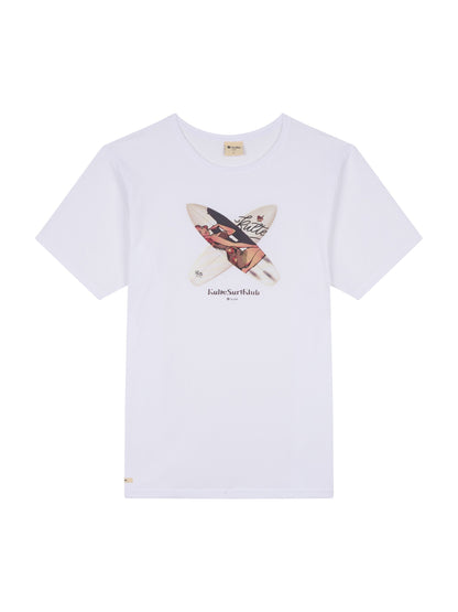 TEE SHIRT SURF TEE WHITE