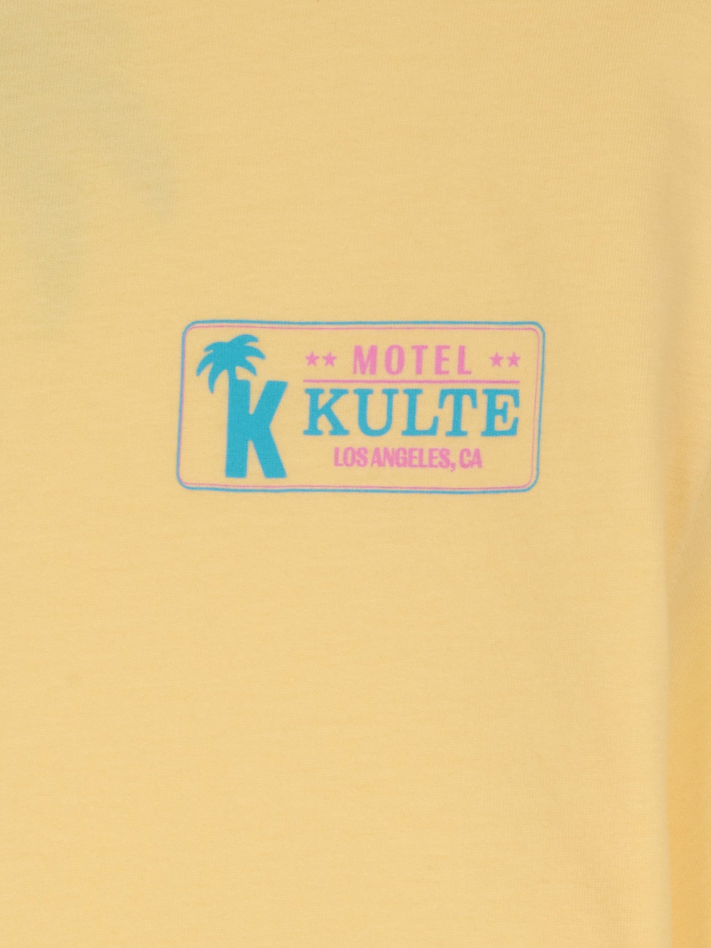 MOTEL YELLOW T-SHIRT