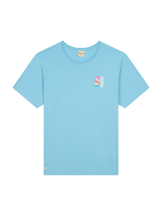 LIFE IS A BEACH BLUE T-SHIRT