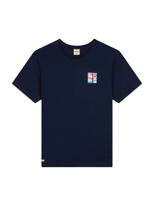 LIFE IS A BEACH NAVY T-SHIRT