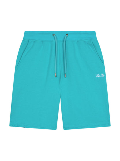 JOG SHORT SCRIPT TURQUOISE