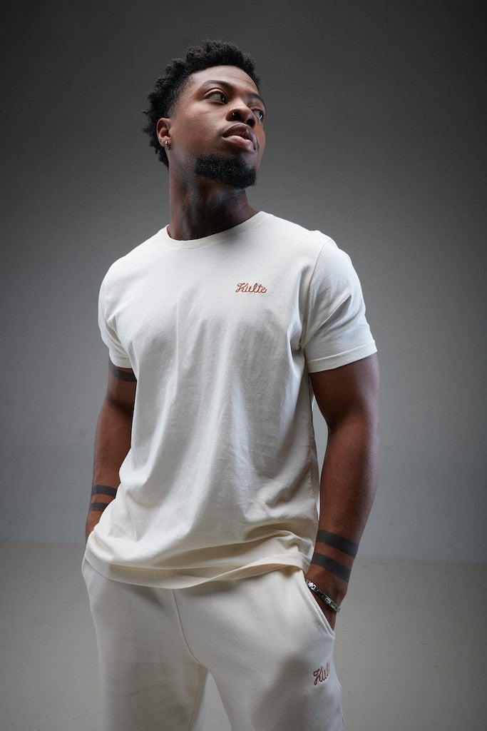 T-SHIRT SCRIPT OFF WHITE