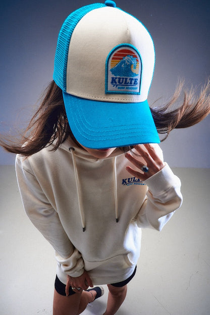 CASQUETTE MOTIF WAVE OFF WHITE