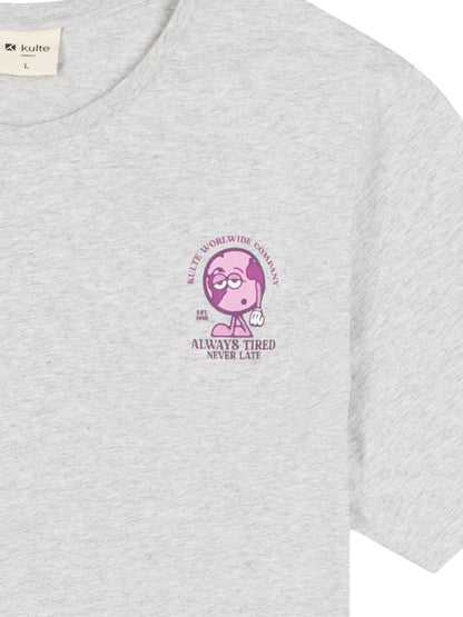 TEE SHIRT TIRED GREY