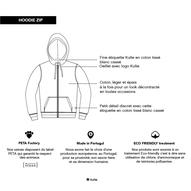 HOOD ZIP CORPO SCRIPT MARINE