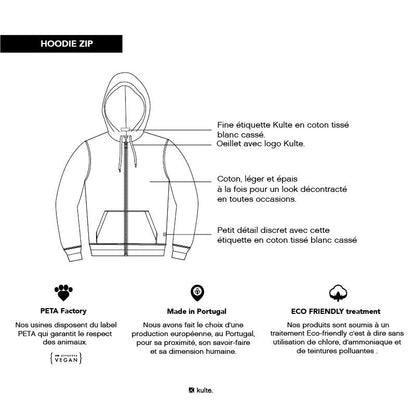 HOOD ZIP CORPO SCRIPT MARINE