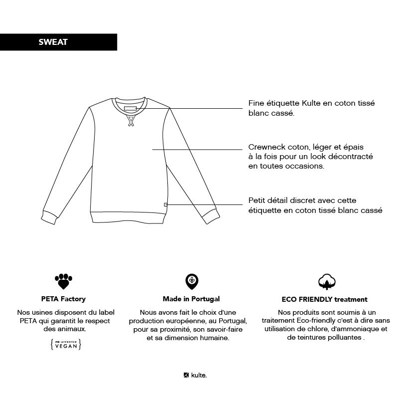 GENEPI WHITE SWEATSHIRT