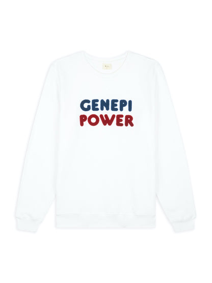 GENEPI WHITE SWEATSHIRT