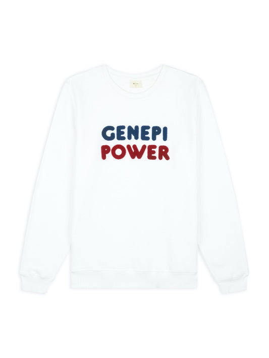 GENEPI WHITE SWEATSHIRT