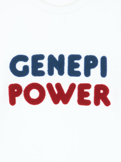 GENEPI WHITE SWEATSHIRT