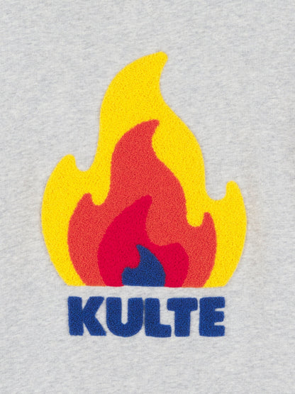GREY FLAME SWEATSHIRT