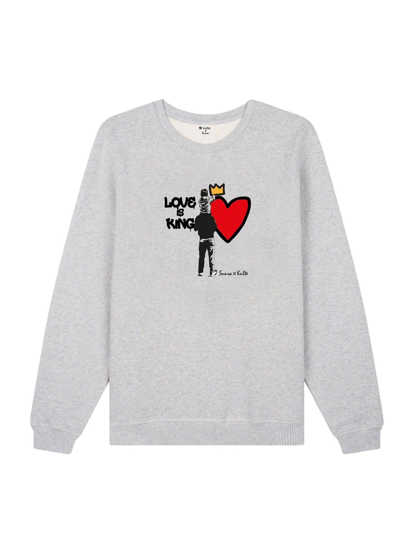 SWEAT LOVE IS KING GREY