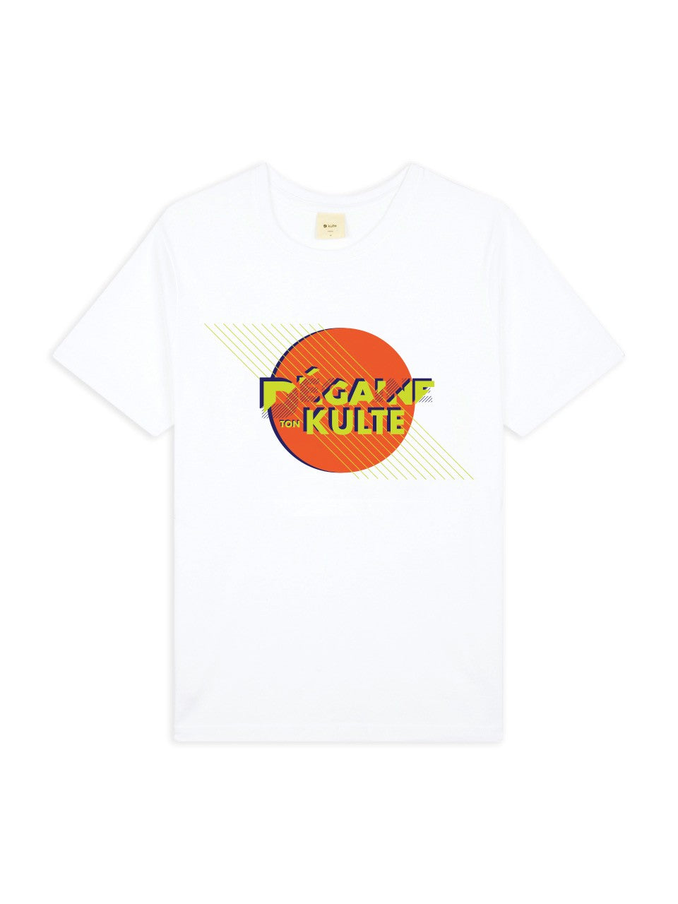 T-SHIRT DEGAINE TON KULTE WHITE