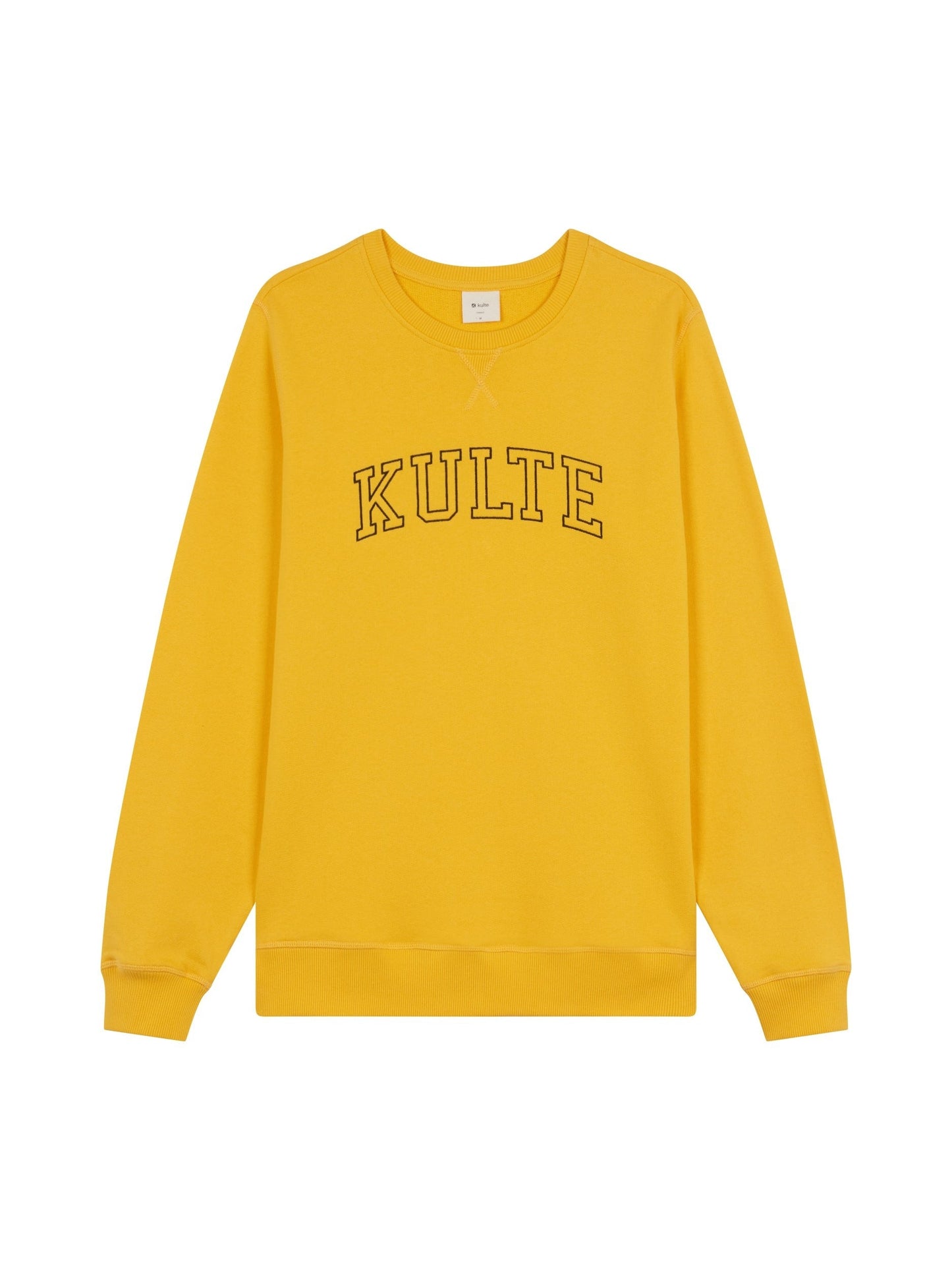 YELLOW ATHLETIC CORPO SWEATSHIRT