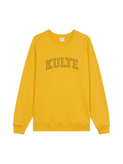 YELLOW ATHLETIC CORPO SWEATSHIRT
