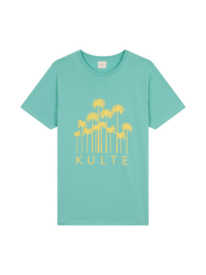 T-SHIRT PALMS GREEN