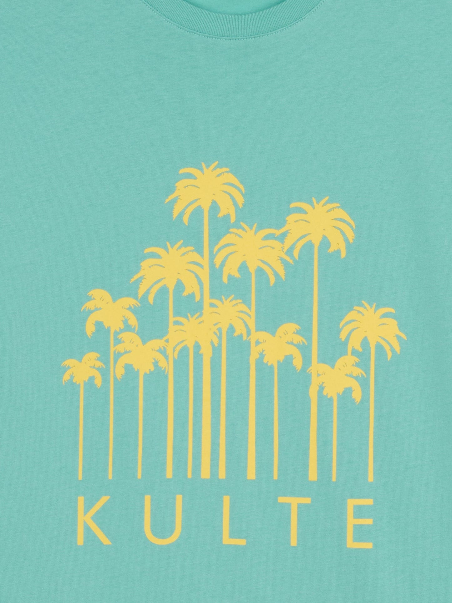 T-SHIRT PALMS GREEN