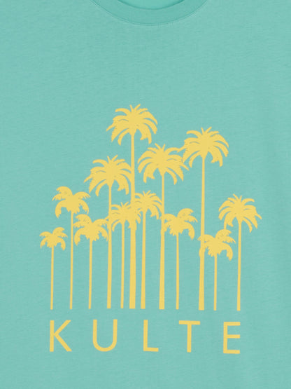 T-SHIRT PALMS GREEN