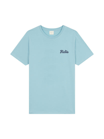 T-SHIRT CORPO SCRIPT LIGHT BLUE