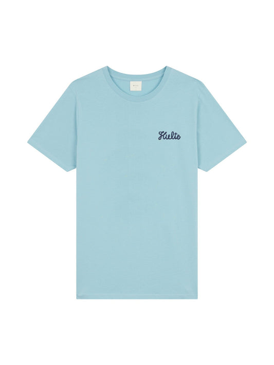 T-SHIRT CORPO SCRIPT LIGHT BLUE