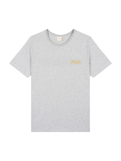 T-SHIRT CORPO SCRIPT GREY
