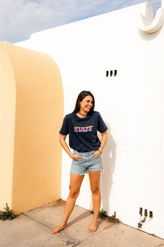 T-SHIRT CORPO ITALIC SUMMER NAVY