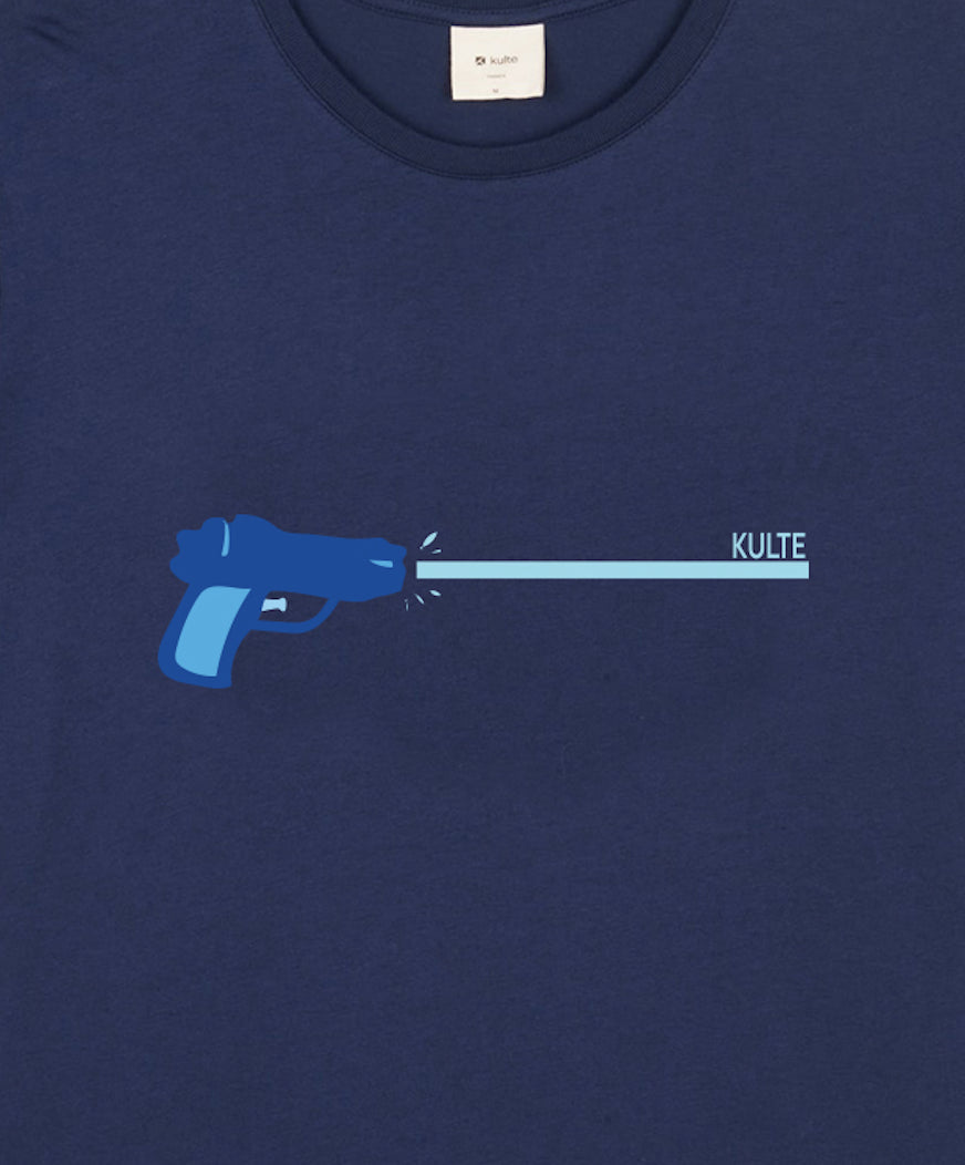 T-SHIRT WATER GUN NAVY