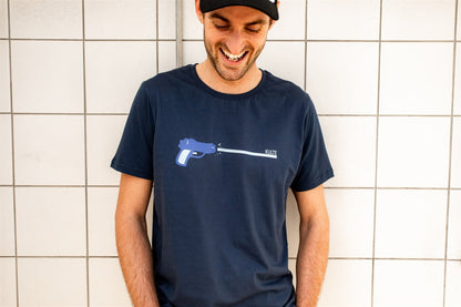 T-SHIRT WATER GUN NAVY