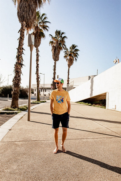 T-SHIRT THE K YELLOW