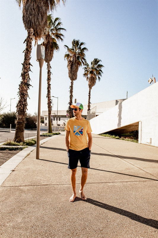 T-SHIRT THE K YELLOW