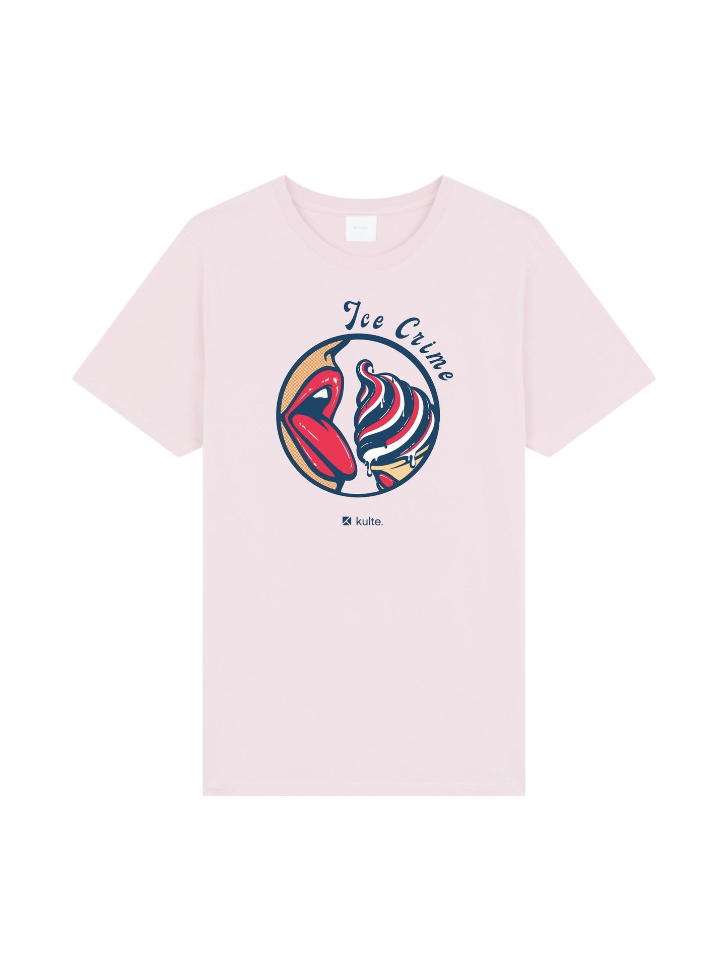 T-SHIRT ICE CREAM UNISEXE PINK