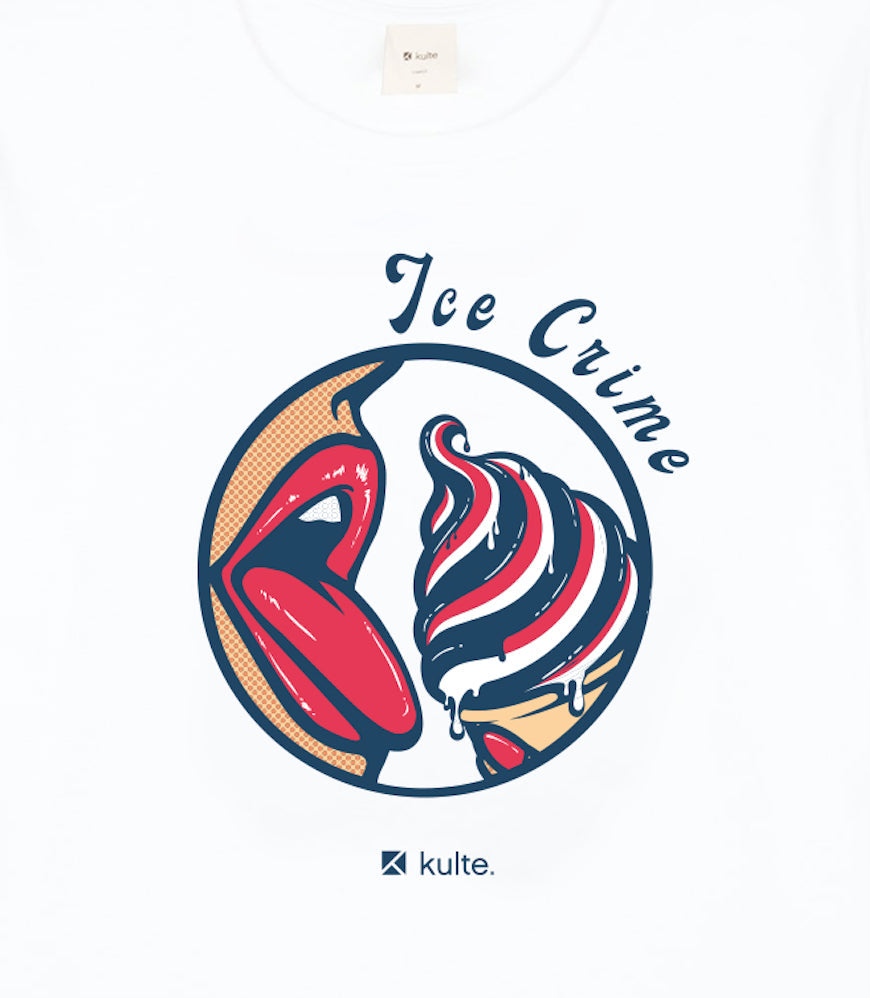 T-SHIRT ICE CREAM UNISEXE WHITE