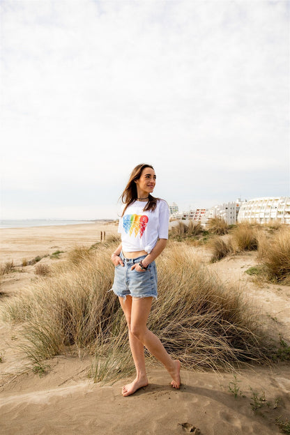 T-SHIRT CORNET  UNISEXE WHITE