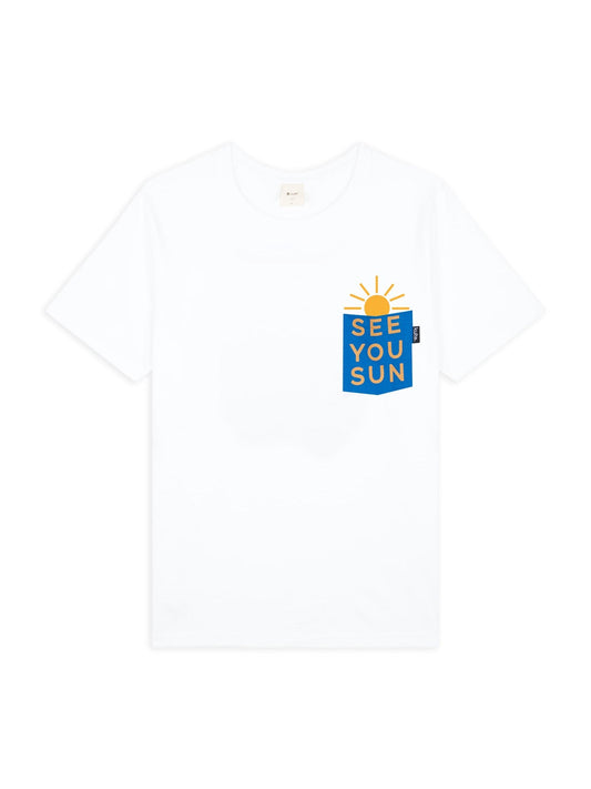 T-SHIRT SEE YOU SUN WHITE