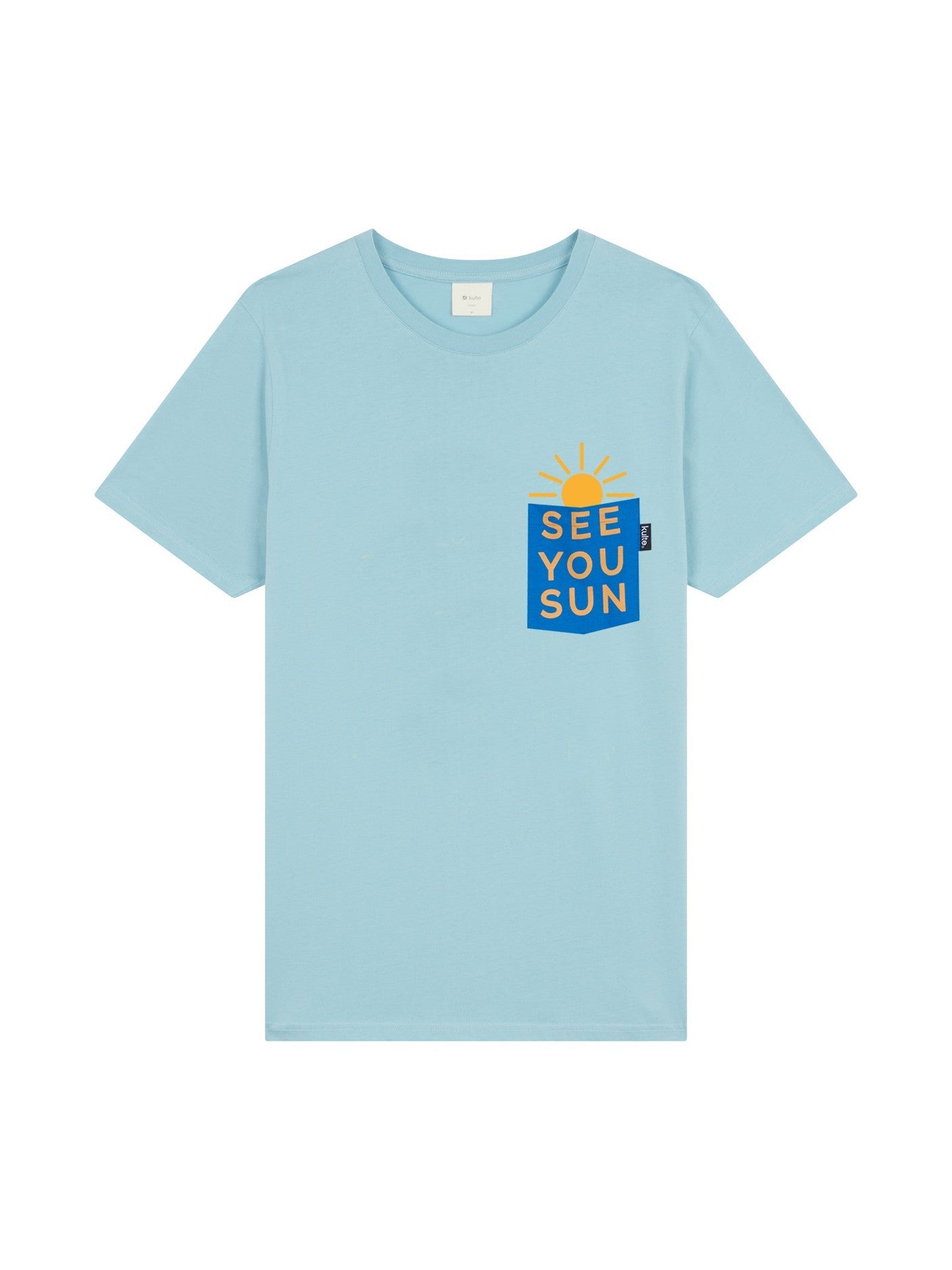T-SHIRT SEE YOU SUN LIGHT BLUE