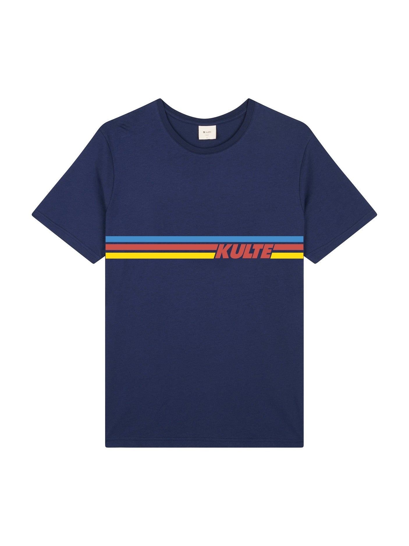 T-SHIRT RAINBOW 80'S NAVY