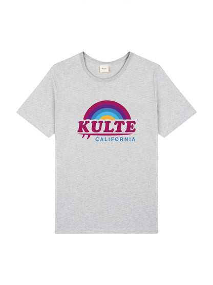 T-SHIRT CALIFORNIA SKY UNISEXE GREY