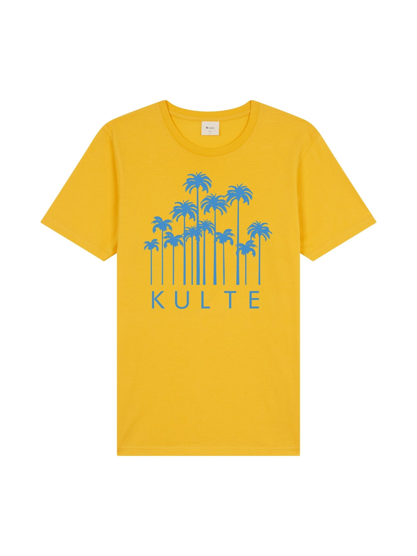 T-SHIRT PALMS YELLOW