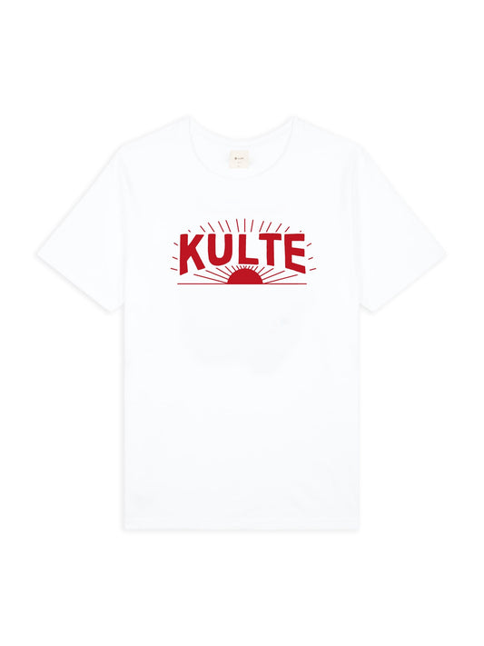 T-SHIRT SUNRED WHITE