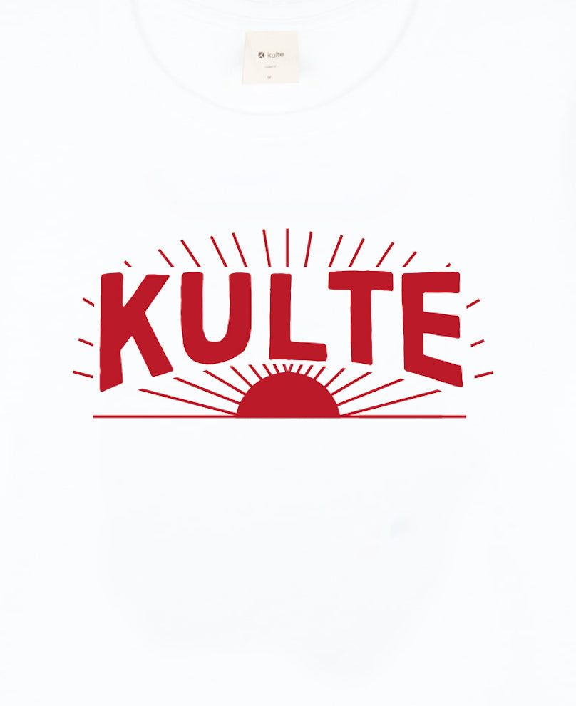 T-SHIRT SUNRED WHITE