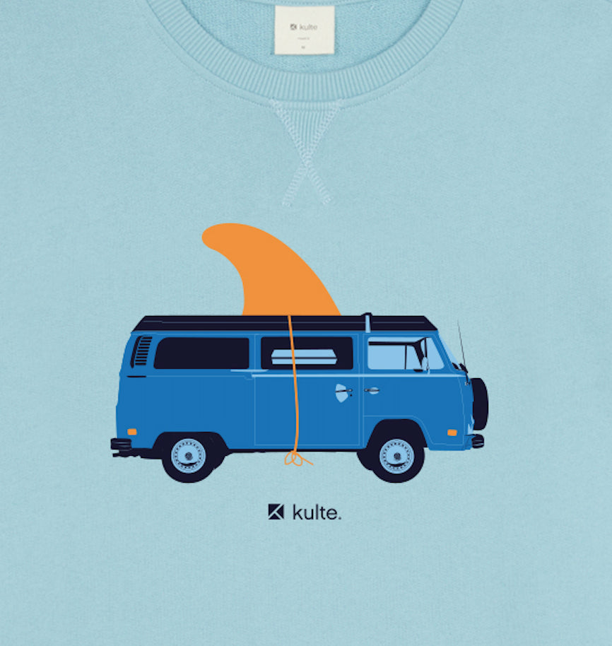 T-SHIRT VAN LIFE LIGHT BLUE