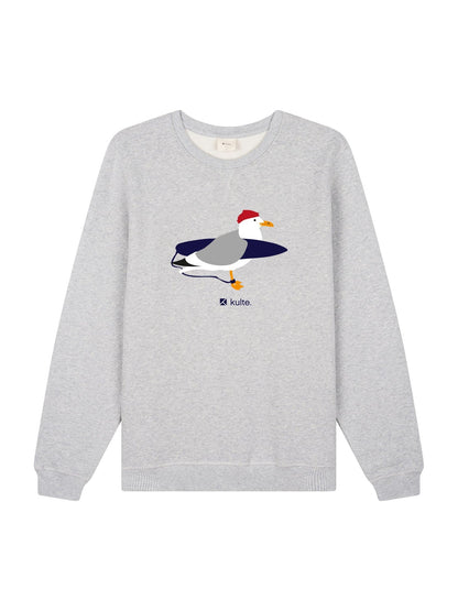 GREY SEAGULL SWEATSHIRT