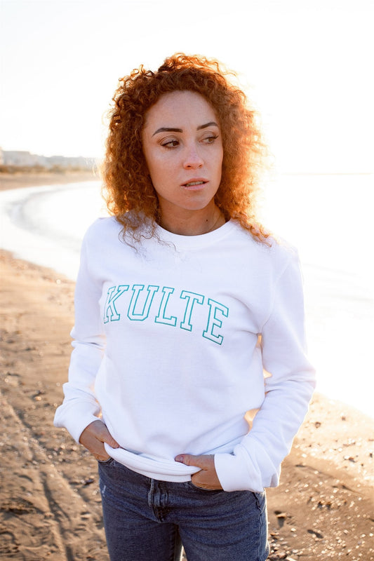 UNISEX CORPO SWEATSHIRT ATHLETIC WHITE