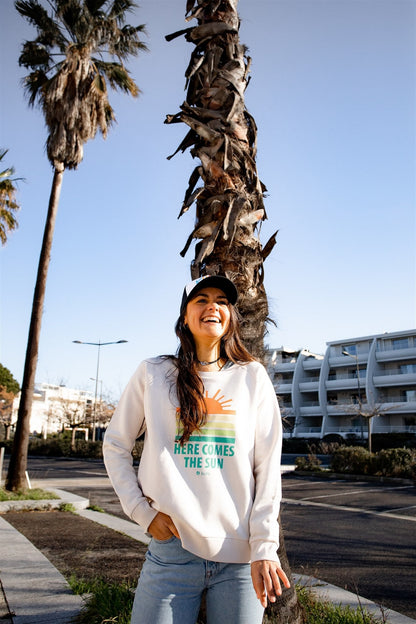 SUN OFF WHITE WOMEN'S SWEATSHIRT