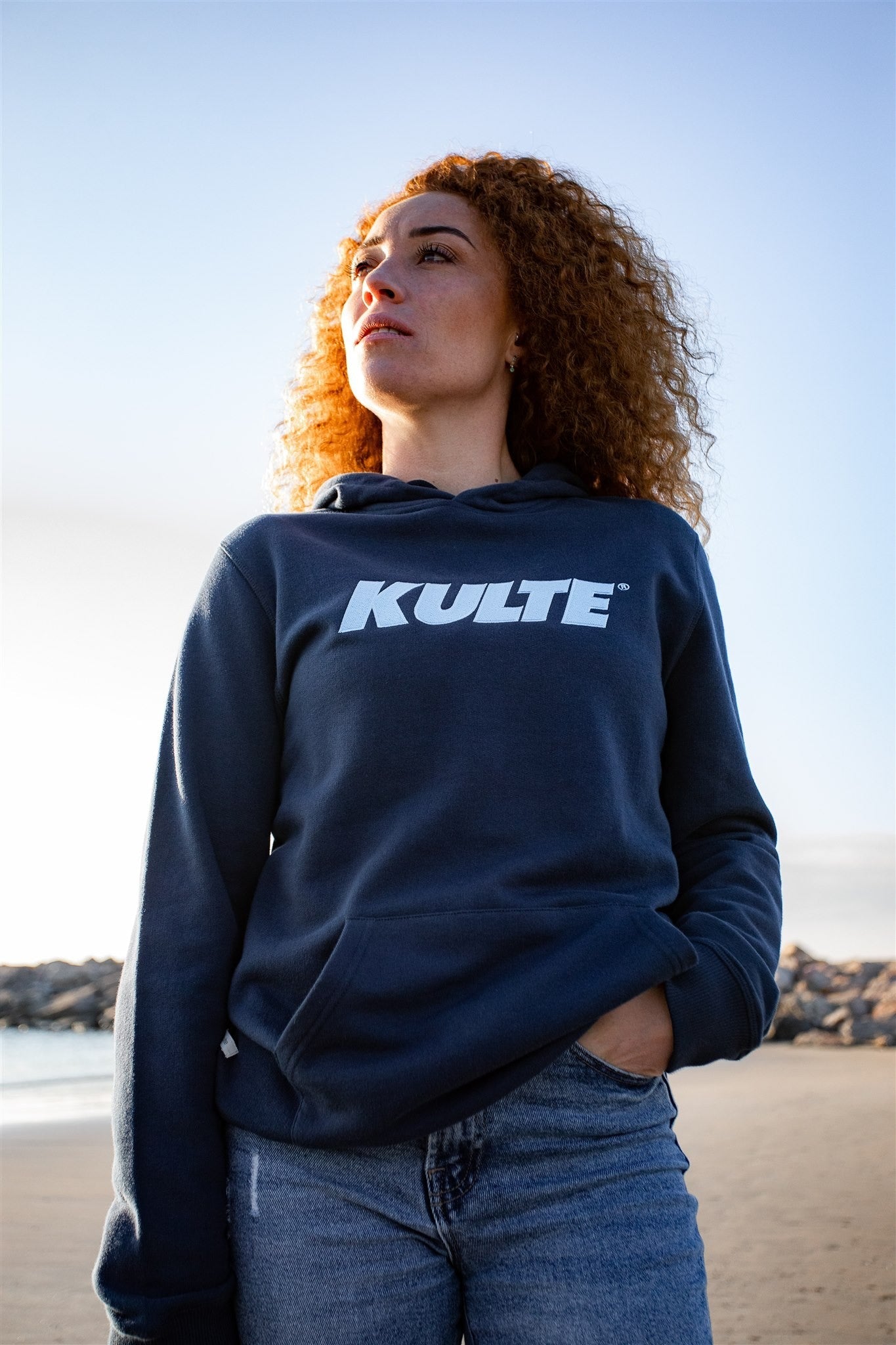 HOOD CORPO ITALIC NAVY