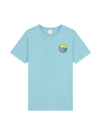 T-SHIRT SUNSET LOVER LIGHT BLUE